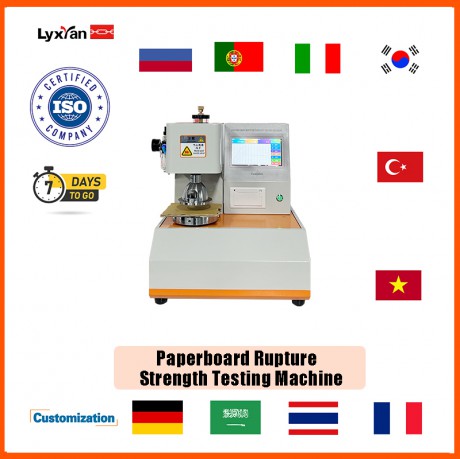 HZ-3014C 0~50 Kg/cm² Measurement Range ISO2758 Automatic Paperboard Rupture Strength Testing Machine