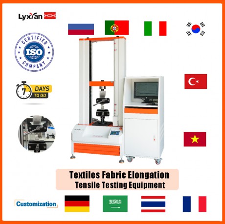 ASTM D412 Rubber Sheet Tensile Strength Universal Testing Machine HZ-1003A