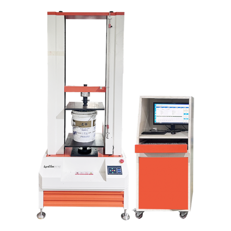 ISO 12048/ASTM D2659 The drum compression test measures the compressive strength of drums.