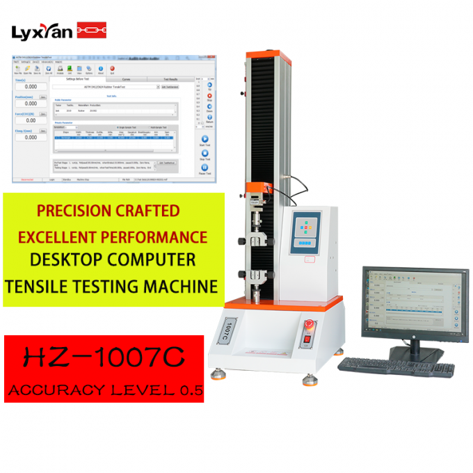 HZ-1007C Desktop Computerized Touch Screen Tensile Tester: Ensuring PE Film Quality by Guangdong Lixian Instrument Co., Ltd.